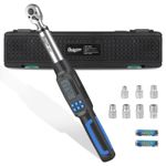 3/8”Heavy Duty Digital Torque Wrench Combo Kit with Buzzer LED Flash Notificatio