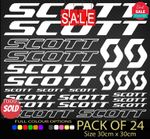Scott  Vinyl Decal Stickers Sheet Bike Frame Cycling Cycle Bicycle  24