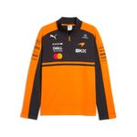 McLaren F1 Team 2026 Official PUMA Teamwear Half Zip Sweatshirt Jumper Orange