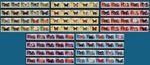 BUTTERFLIES OF THE WORLD Definitives Stamp Sets  100-Values 2025 Central Africa