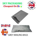 Grey Postage Mailing Bags Strong Cheap Recycled Plastic Poly Postal Self Seal