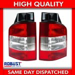 T5 PAIR REAR TAIL LIGHT LAMP (LH&RH) FOR VW TRANSPORTER 7H0945095H (2003-2015)