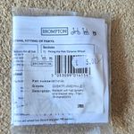 Brompton 16in Front Hub Dynamo Wheel Rim Brake Clincher Silver 9014156