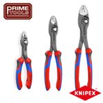 Knipex TwinGrip Front & Side Gripping Pliers Set - Comfort Handles - 3 Piece Set