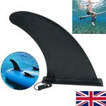 Paddle Board Fin - 9" Replacement sup fin - iSUP/Canoe/Kayak etc Shipped UK