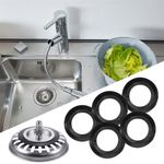 5X Replacement Rubber Seal For Franke Strainer Plug Washer For Kitchen Sink Part
