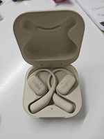 Shokz OpenFit Wireless Bone Conduction Running Headphones Beige