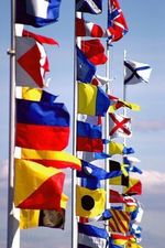 40 Flag Sets Signal International Ship Nautical Alphabetical Pennant Mix Size