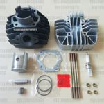 Cylinder Barrel Kit Yamaha PW80 with Gasket, Piston, Head & Studs. PW PY BW 80
