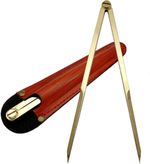 AR Enterprises Straight Pattern Artist Divider Solid Brass Drawing Tool 8 inch