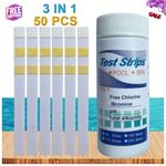 200PCS Chlorine Dip Test Strips Swimming Pool Water SPA Hot Tub PH Tester Paper