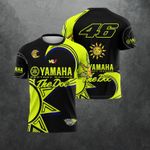 Valentino Rossi No 46 "The Doctor" Yamaha MotoGP Team T Shirt - Brand New!