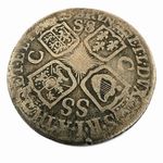 1723 George I SSC Silver Shilling S3647 South Sea Company Great Britain
