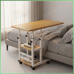 Mobile Over Bed Table Mobility Aid Hospital Overbed Height Adjustable Tray Desk