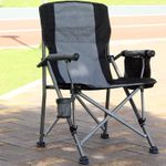 Portable Camping Chair Folding Camping Chair with Cup Holder and Side Pocket