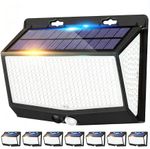 468 LED Solar Power PIR Motion Sensor Lights Outdoor Garden Security Wall Lamp