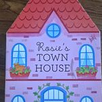 Rosie’s Town House Complete Doll’s House Playset, Pink & Blue
