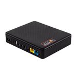 for 18W 16000mAh Black Mini POE UPS Backup Power Supply for WiFi  Modem CCTV