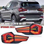 LED Tail Light Brake Lamp Turn Signal Pair For BMW X3 F97 G01 G08 Upgrade 2018+