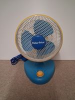 Vintage Retro Fisher-Price 3 Speed 14" Table Fan Kids , Push Twist Control Knob