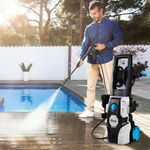 1600W Electric High Pressure Washer 135Bar 7.1L/Min Jet Wash Cleaner w/ 5M Hose