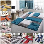 Soft Modern Shaggy Area Rug Large Floor Runner Living Room Bedroom Carpet Mats