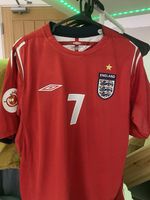 England 2004/2006 Away Shirt Beckham #7 Euro 2004 Authentic Men’s Medium