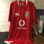 Canterbury 2021 British & Irish Lions men's home rugby shirt jersey top Medium 