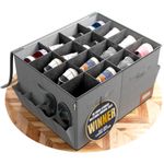 Shoe Storage Organiser Box Shelf Rack Zipable Clear Cover 16 Pairs + 8 Pockets