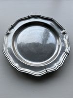 Vintage Wilton Armetale, popular "Queen Anne" pattern, classic scalloped rim.