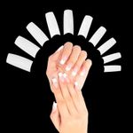 500 Pieces False Nails Tips for Acrylic Nails, Half Cover Fake Nail Extension Ti