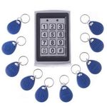 Metal Password Keypad RFID Card Reader Door Access Control Security System