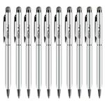10x Universal Touch Screen Stylus Micro-Fibre Tip Ball Pen For Mobile Phone Tab