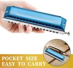 EASTTOP Chromatic Harmonica Key of C 16Hole 64Tone Mouth Organ Harmonica UK Ship