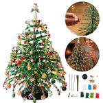 Beaded Christmas Tree Kit DIY Ornament Making Craft Set Kids Gift Funny