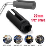 22mm Heavy Duty 1/2" Drive O2 Lambda Oxygen Sensor Open Socket Removal Tool Kit