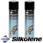 Silkolene Motorcycle Synthetic Chain lube 2 x 500ml Road & Off Road