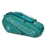 Large Waterproof Tennis & Badminton Racket Bag — Shoe Compartment
