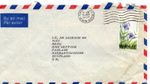 Kenya to Royal Navy Faslane 1987 Airmail Cover–Nairobi Postmark, 10/- Definitive