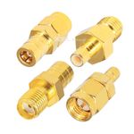 SMB To SMA male/female Coupler Adapter Aerial CCTV Radio Antenna Port Converter