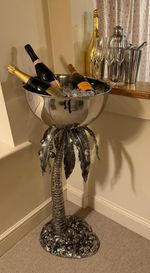 Huge Palm Tree Wine Champagne Ice Bucket Cooler - Freestanding H107cm