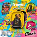 G-Rollz 2-in-1 Stash Box Rolling Tray Set Metal Storage Collector’s Edition