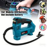 For Makita 18V Battery Cordless Car Tyre Inflator Pump Air Compressor Body Only