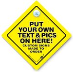 Custom Car Sign, Made to Order, Custom Baby on Board Sign, Personalised Car Sign