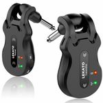 LEKATO WS-50 Guitar Wireless System Bass Transmitter Receiver 5.8GHz 100ft Set