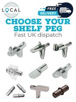 Shelf Support Pegs 3mm 5mm for Kitchen Cabinets Wardrobe Shelving pack