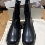 Our Legacy Style Camion Black Square Toe - Zip Leather Boots - NEW W/ DEFECTS  