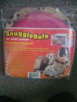 SnuggleSafe Microwave Heat Pad for Small Pets 10 Hr Warmth, Chew-Proof 22x22x2.5