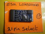 Loksound  ESU  21 Pin Sound Decoder.                   Blank.  select