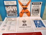 vintage British rugby league match programmes from various 1970s